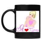 Кружка цветная UV-DTF