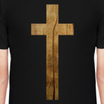 крест с текстурой 'дерево'