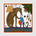 Дракон, укрощающий св. Георгия