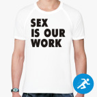 Мужская спортивная футболка