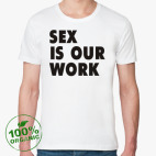 Мужская футболка органик