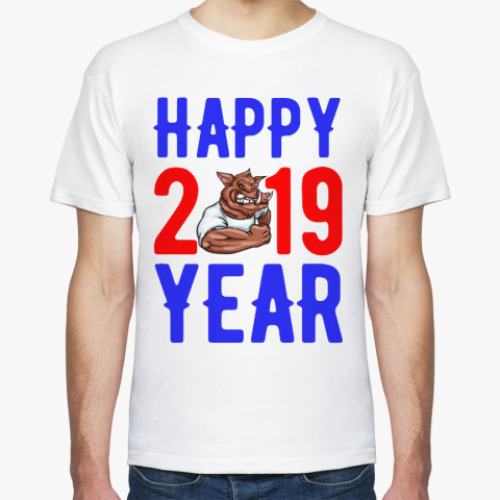 Футболка HAPPY YEAR 2019