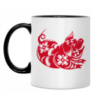 Кружка двухцветная