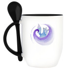 Кружка с ложкой