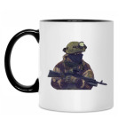 Кружка двухцветная