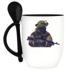 Кружка с ложкой