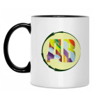 Кружка двухцветная