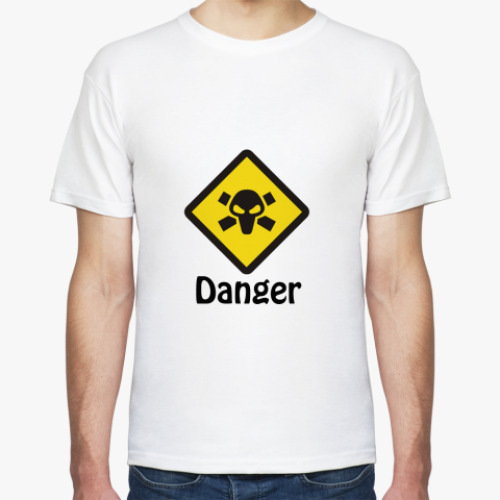 Футболка с принтом Danger