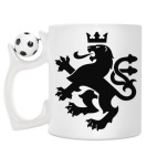 Кружка с футбольным мячиком