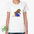 Женская футболка органик