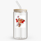 Банка с бамбуковой крышкой