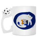 Кружка с футбольным мячиком