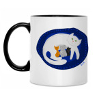 Кружка двухцветная