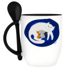 Кружка с ложкой