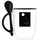 Кружка с ложкой