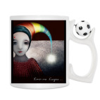 Кружка с футбольным мячиком