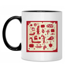 Кружка двухцветная