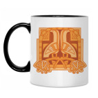 Кружка двухцветная