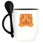 Кружка с ложкой