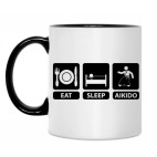 Кружка двухцветная