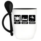 Кружка с ложкой