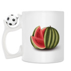 Кружка с футбольным мячиком