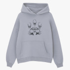 Толстовка худи оверсайз