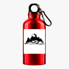 Металлическая бутылка 400 мл UV-DTF