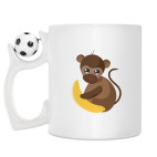 Кружка с футбольным мячиком