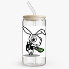 Банка с бамбуковой крышкой