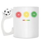 Кружка с футбольным мячиком