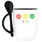 Кружка с ложкой