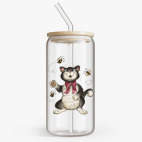 Банка с бамбуковой крышкой