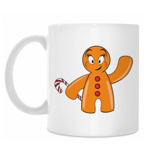 Кружка Пряничный человечек