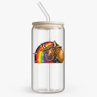 Банка с бамбуковой крышкой