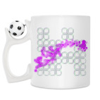 Кружка с футбольным мячиком