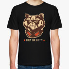 Классическая футболка Obey the Kitty!