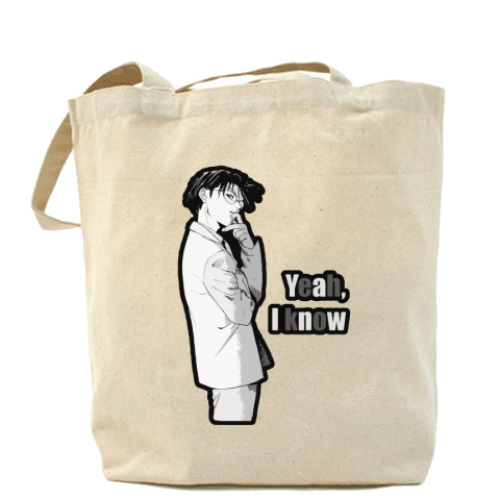 Сумка шоппер с принтом  Yeah I know