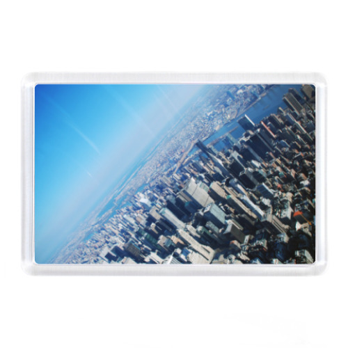 Магнит с принтом Города