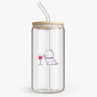 Банка с бамбуковой крышкой