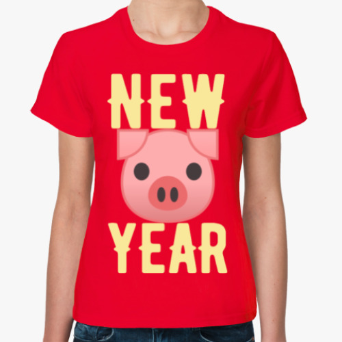 Женская футболка NEW YEAR