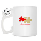 Кружка с футбольным мячиком
