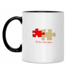 Кружка двухцветная