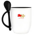 Кружка с ложкой