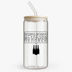 Банка с бамбуковой крышкой