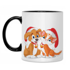 Кружка двухцветная