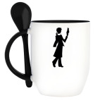 Кружка с ложкой