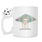 Кружка с футбольным мячиком