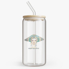 Банка с бамбуковой крышкой