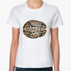 Женская футболка, белая